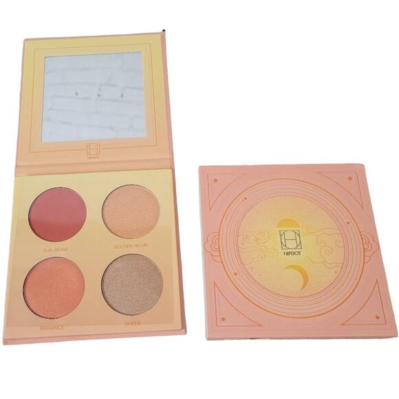 Hipdot Celestial Sunset Skin Face Palette Sun Beam Golden Hour Radiance Sheer - Picture 1 of 4